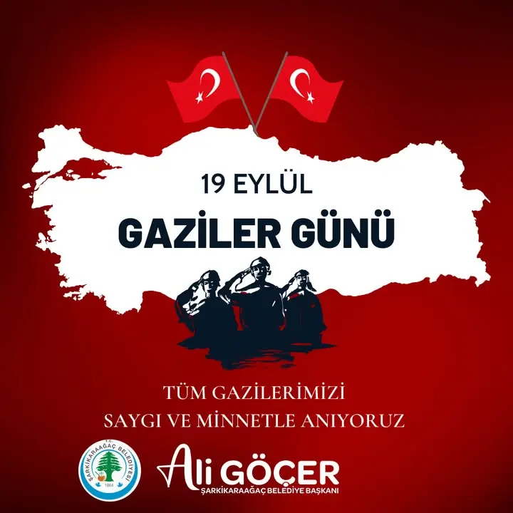 Gaziler Günü'nde Şarkikaraağaç'tan anlamlı mesaj