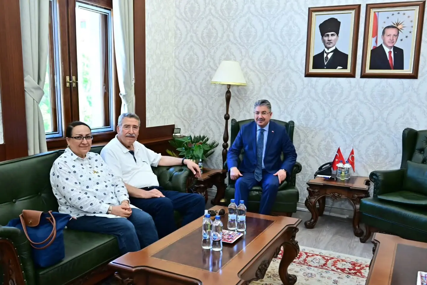 Emekli Vali Kıraç, Dr. Yılmaz'ı Ziyaret Etti