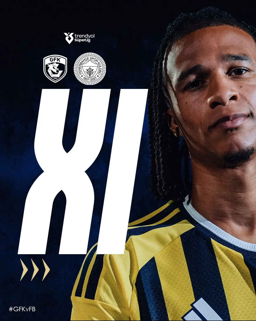 Fenerbahçe'nin Gaziantep FK Maçı İlk 11'i Açıklandı