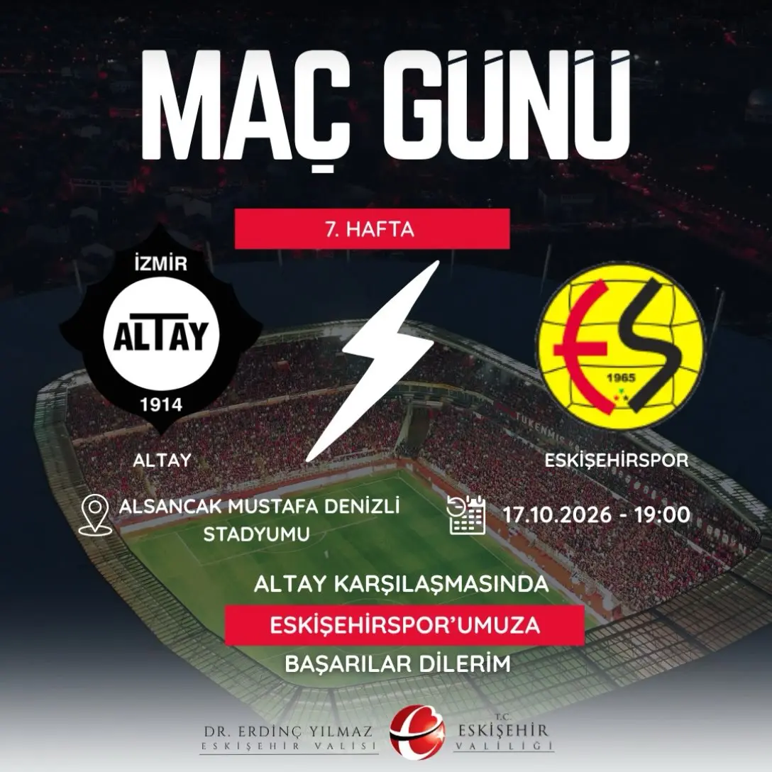 Eskişehirspor'un Altay Maçı Öncesi Mesajı