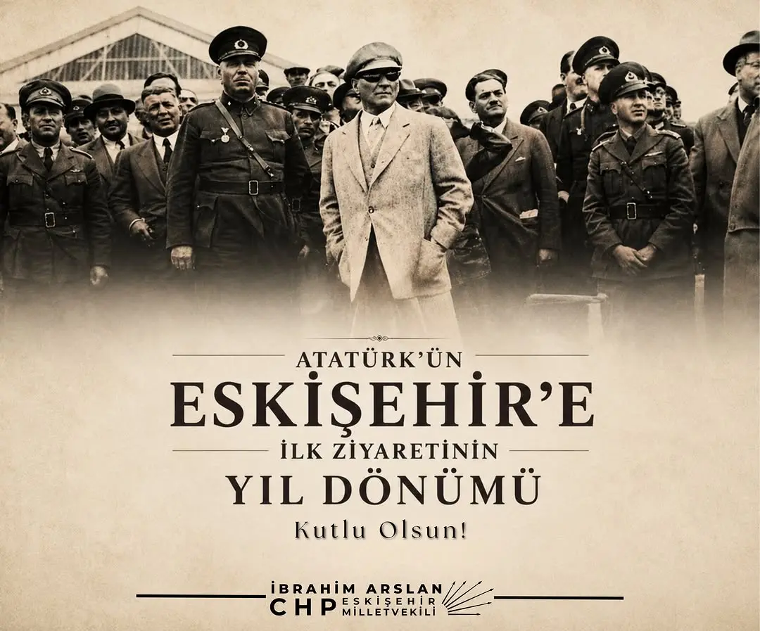 Atatürk'ün Eskişehir Ziyareti Anıldı