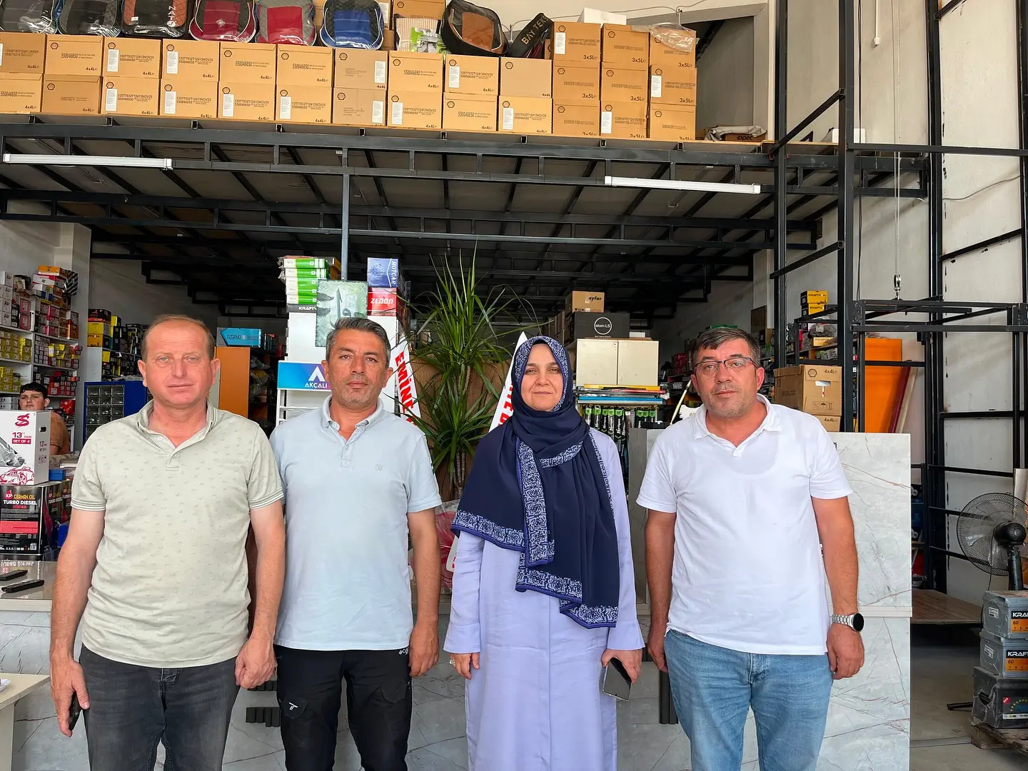 İhsaniye'de yeni iş yeri ziyareti gerçekleştirildi