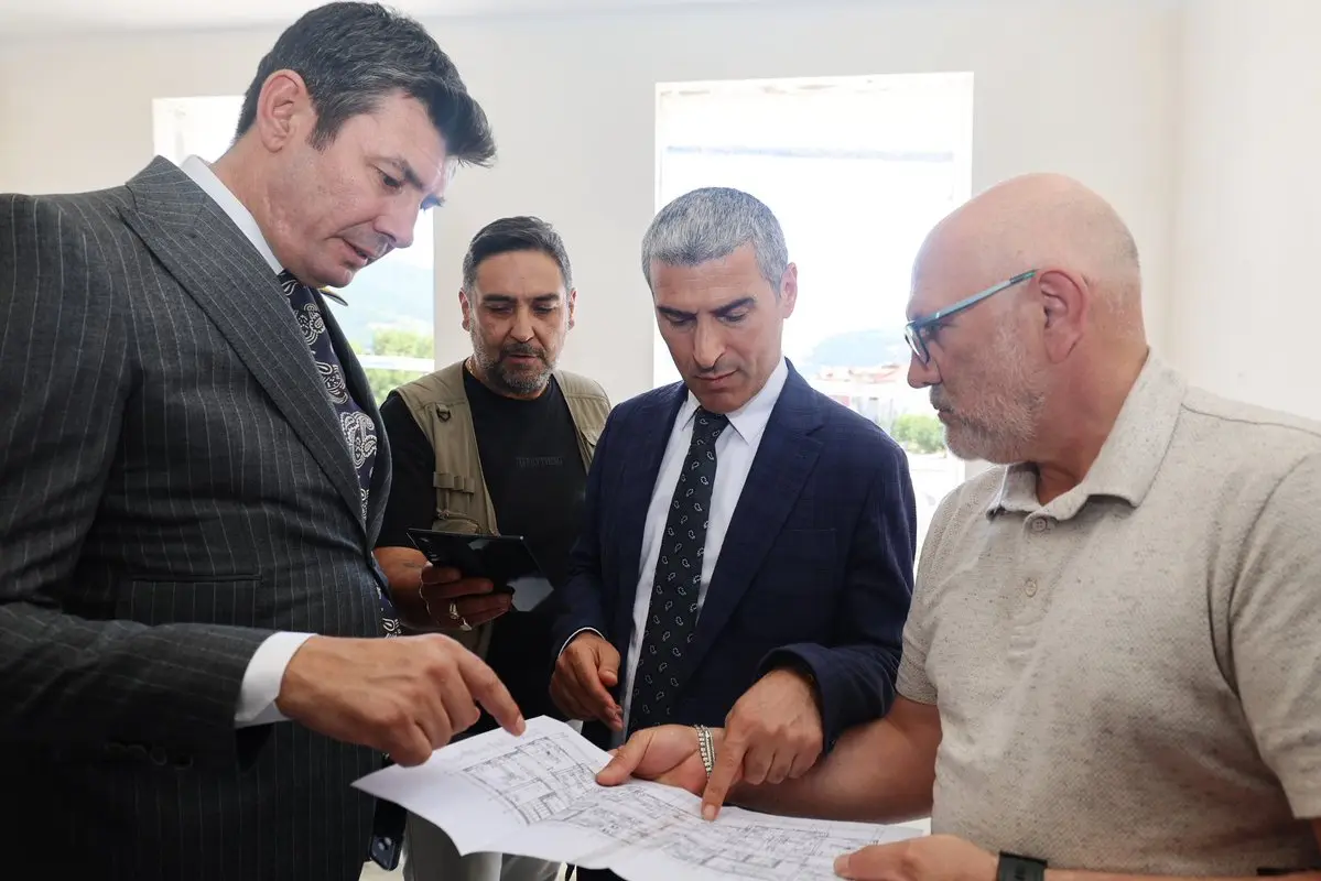 Çay İlçe Emniyet Müdürlüğü binası inşaatı devam ediyor