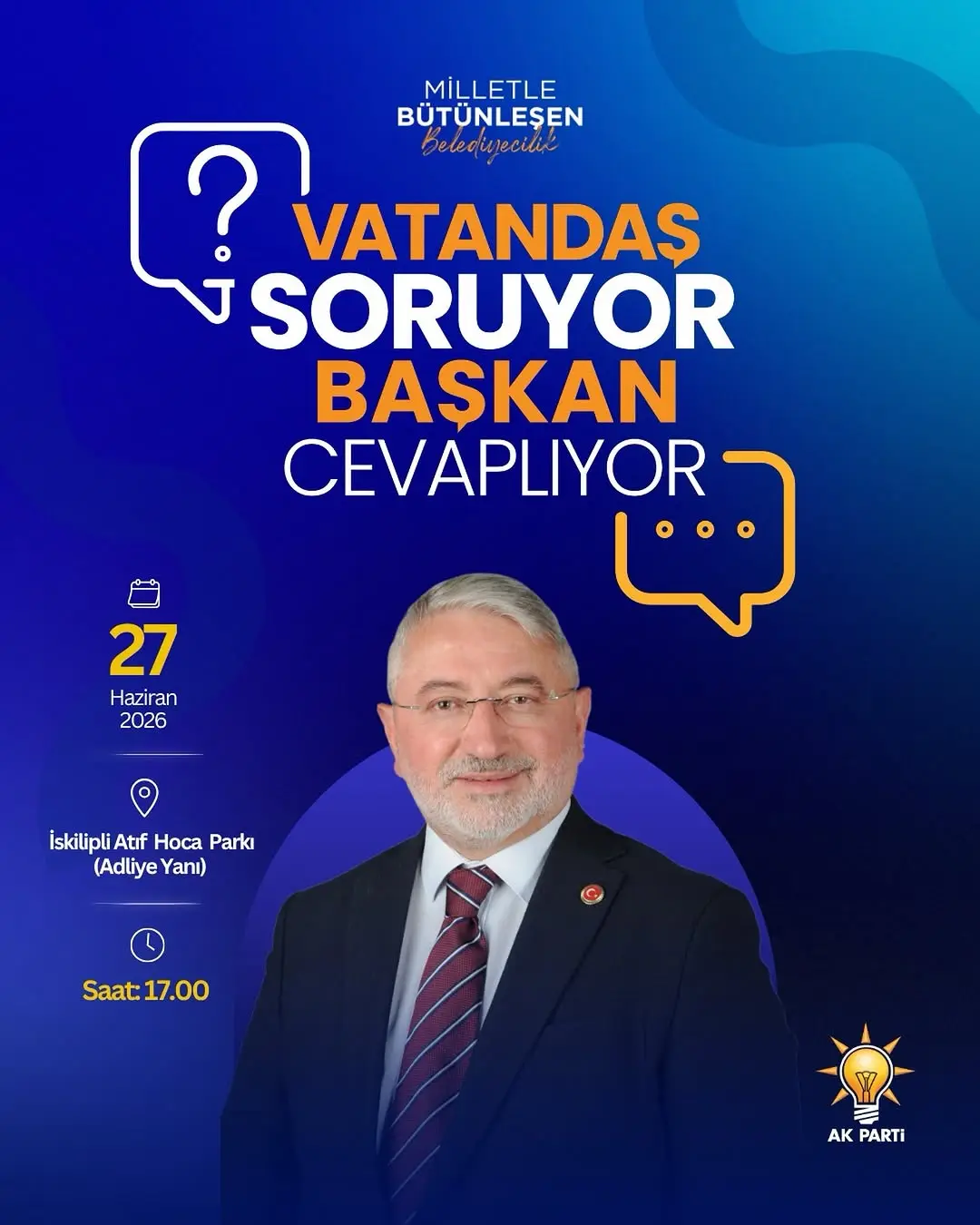 Çorum'da Başkanla Buluşma Programı