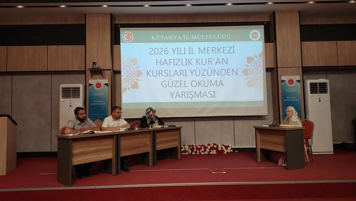 Kütahya'da Kur'an Okuma Yarışması Düzenlendi