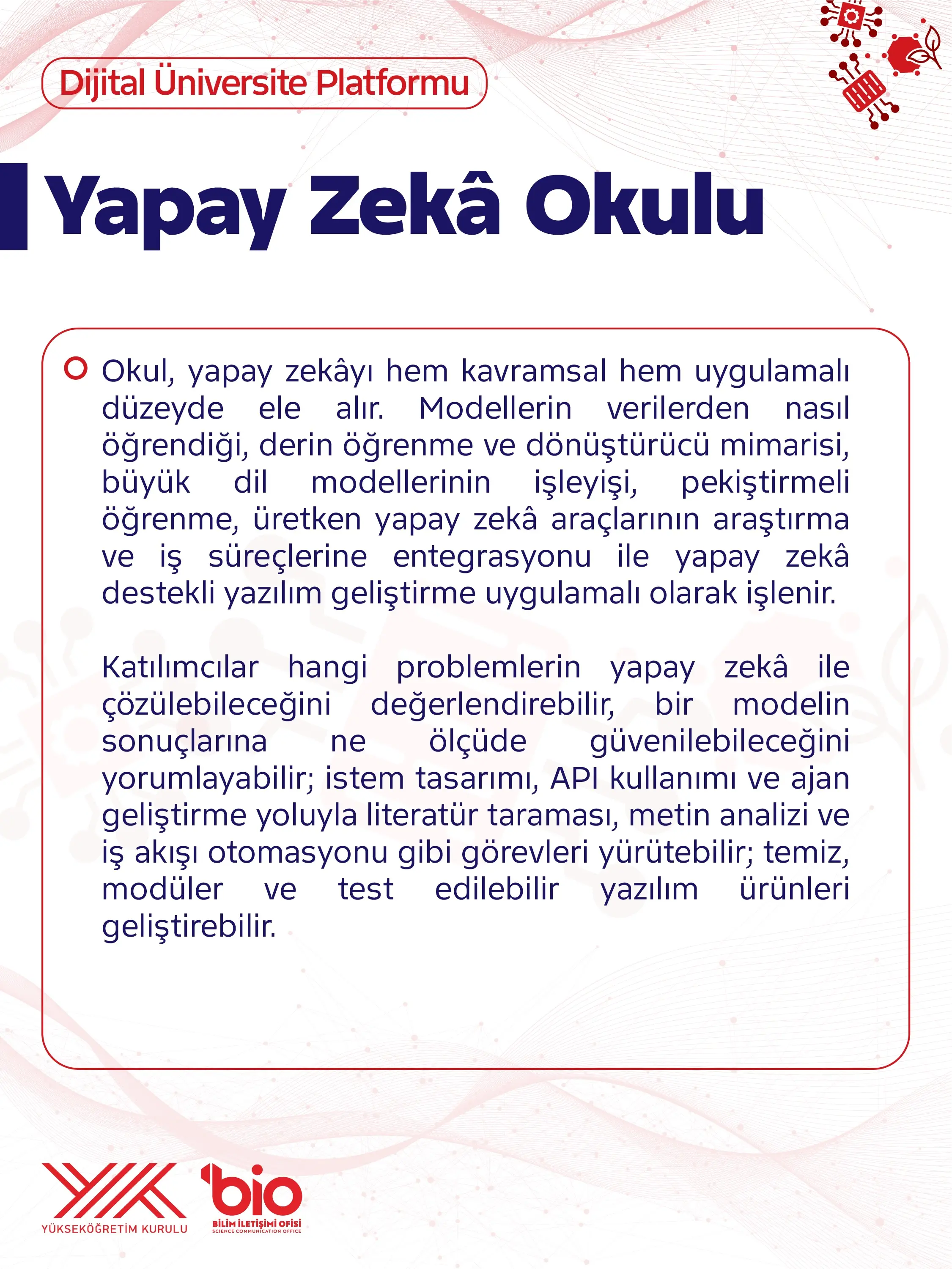 Dijital Üniversite Platformu yeni okullar açıyor