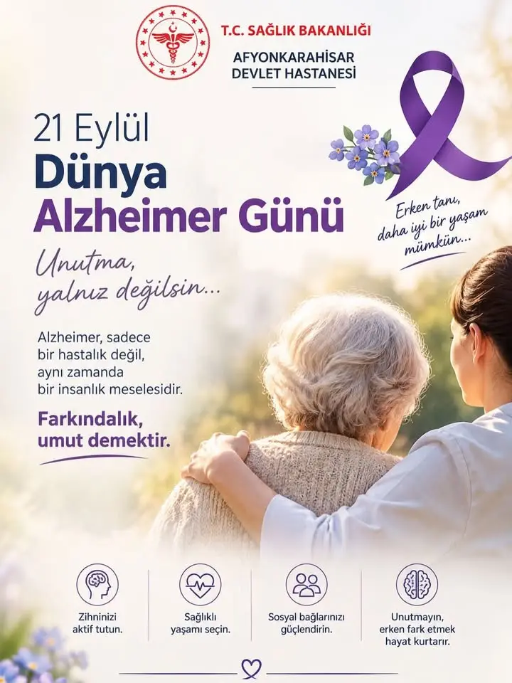 Dünya Alzheimer Günü'nde önemli mesajlar verildi