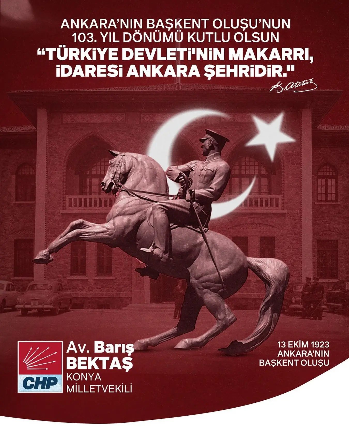 Ankara'nın Başkent Oluşu Kutlandı