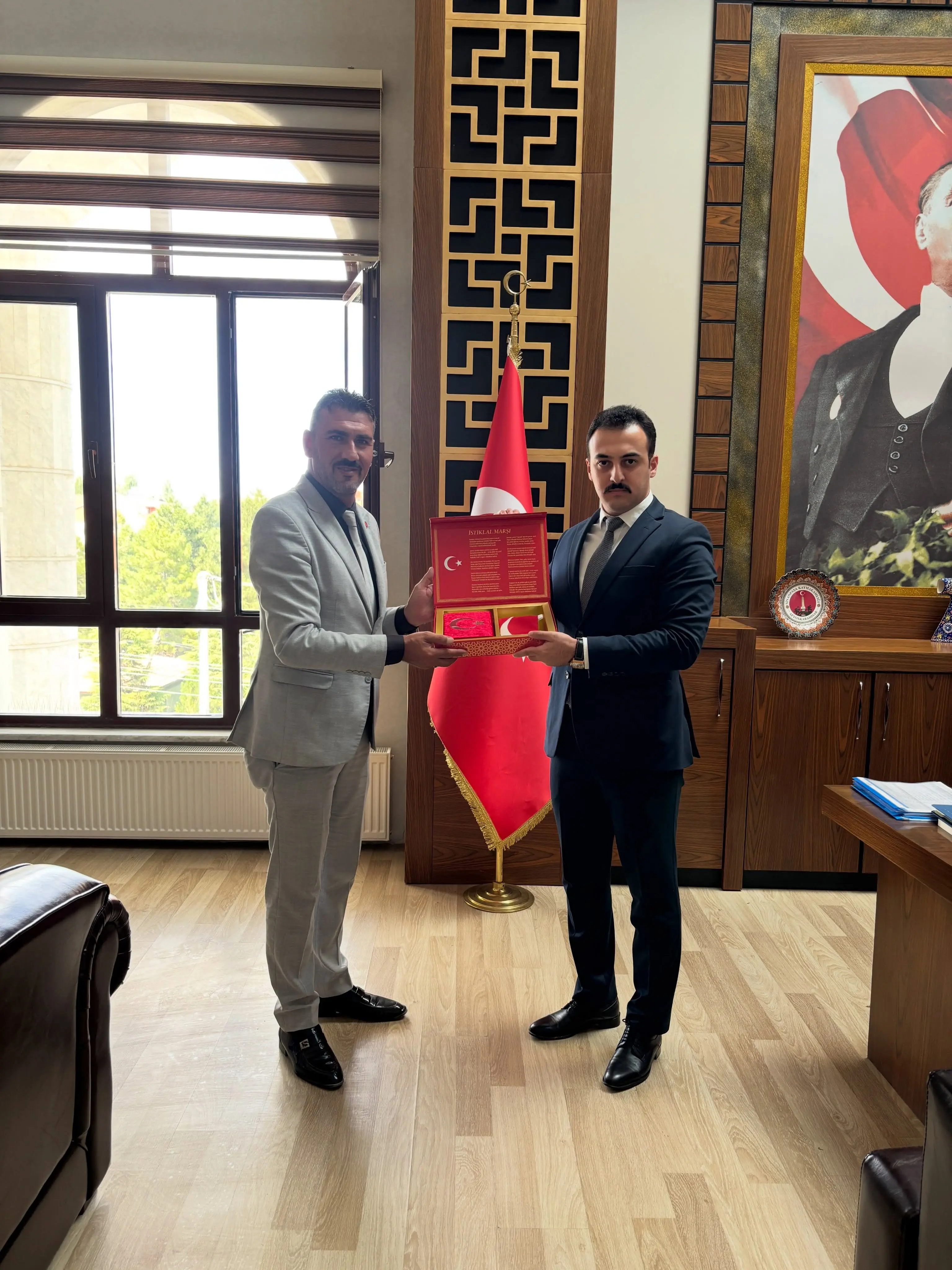 Düzagaç Belediye Başkanı'ndan Kaymakam'a Ziyaret