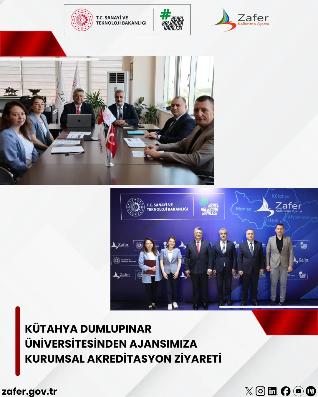Kütahya Dumlupınar Üniversitesi'nden Akreditasyon Ziyareti