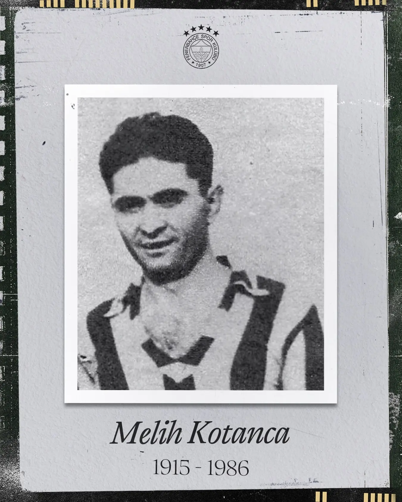 Fenerbahçe, Melih Kotanca'yı andı