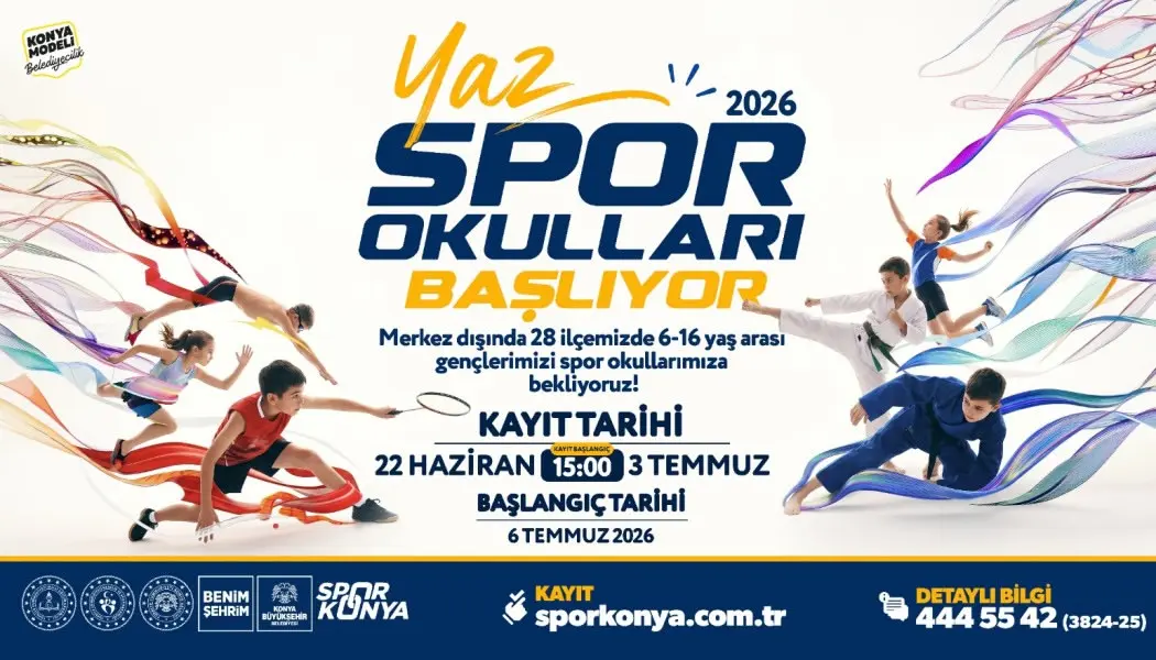 Yaz Spor Okulları'nda kayıt süreci başlıyor