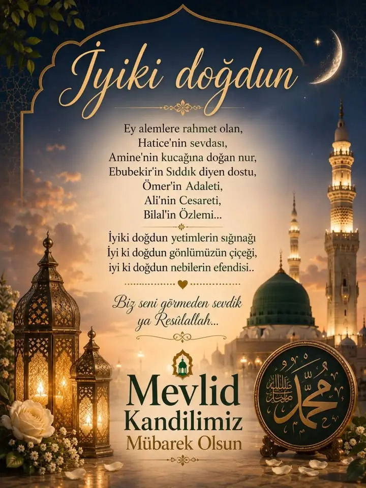 Bolvadin Meslek Yüksekokulu'ndan Mevlid Kandili Mesajı