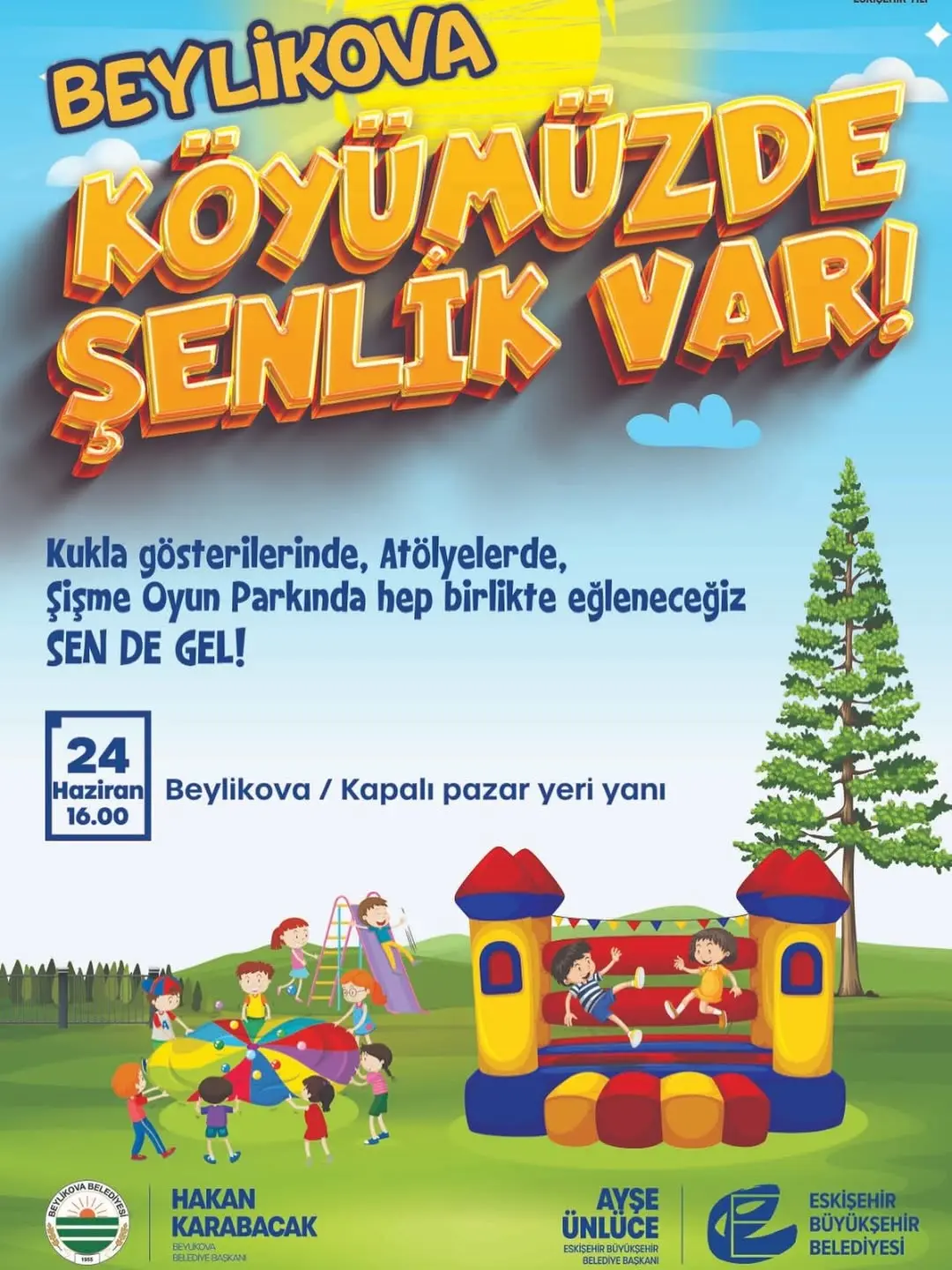 Beylikova'da Çocuklar İçin Şenlik Düzenlenecek