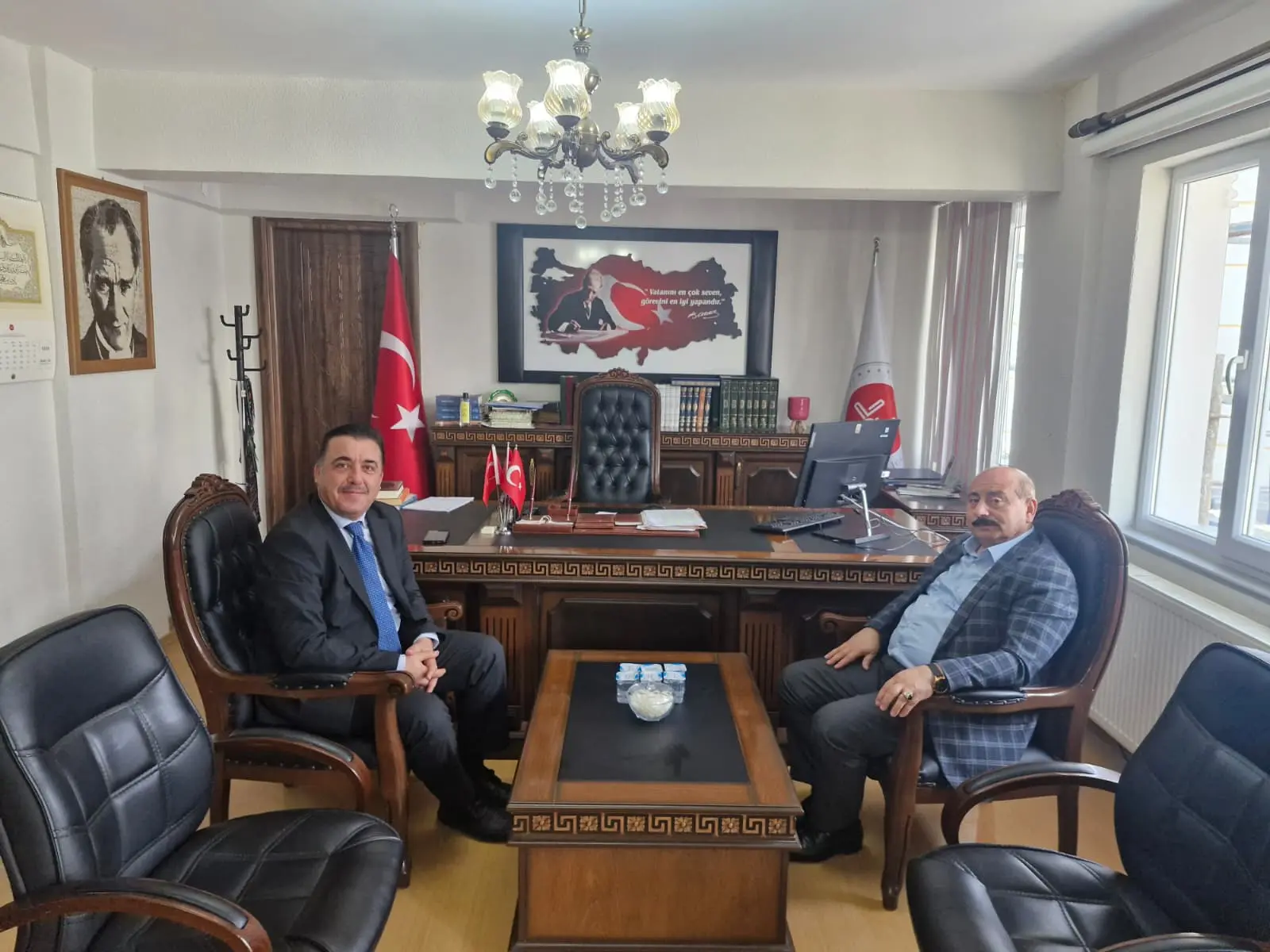 Belediye Başkanı'ndan Müftü'ye Ziyaret