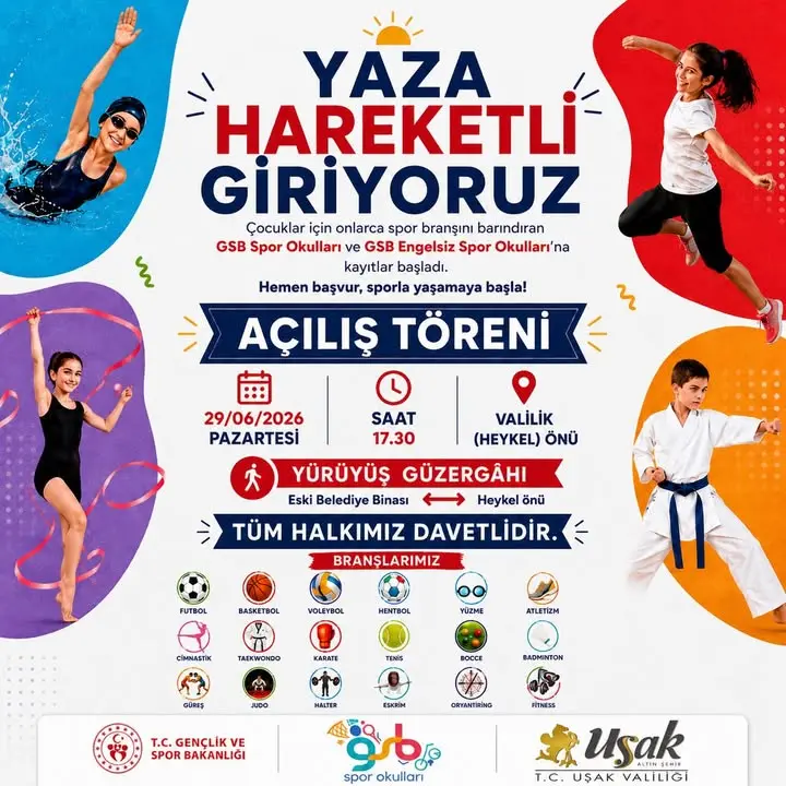 Uşak'ta Yürüyüş Etkinliği Düzenlenecek