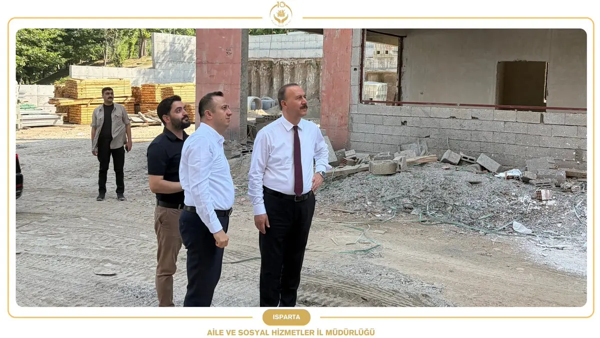 Isparta Huzurevi İnşaatı Devam Ediyor