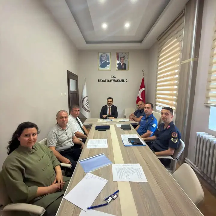 Bayat'ta Okul Güvenliği Toplantısı Yapıldı