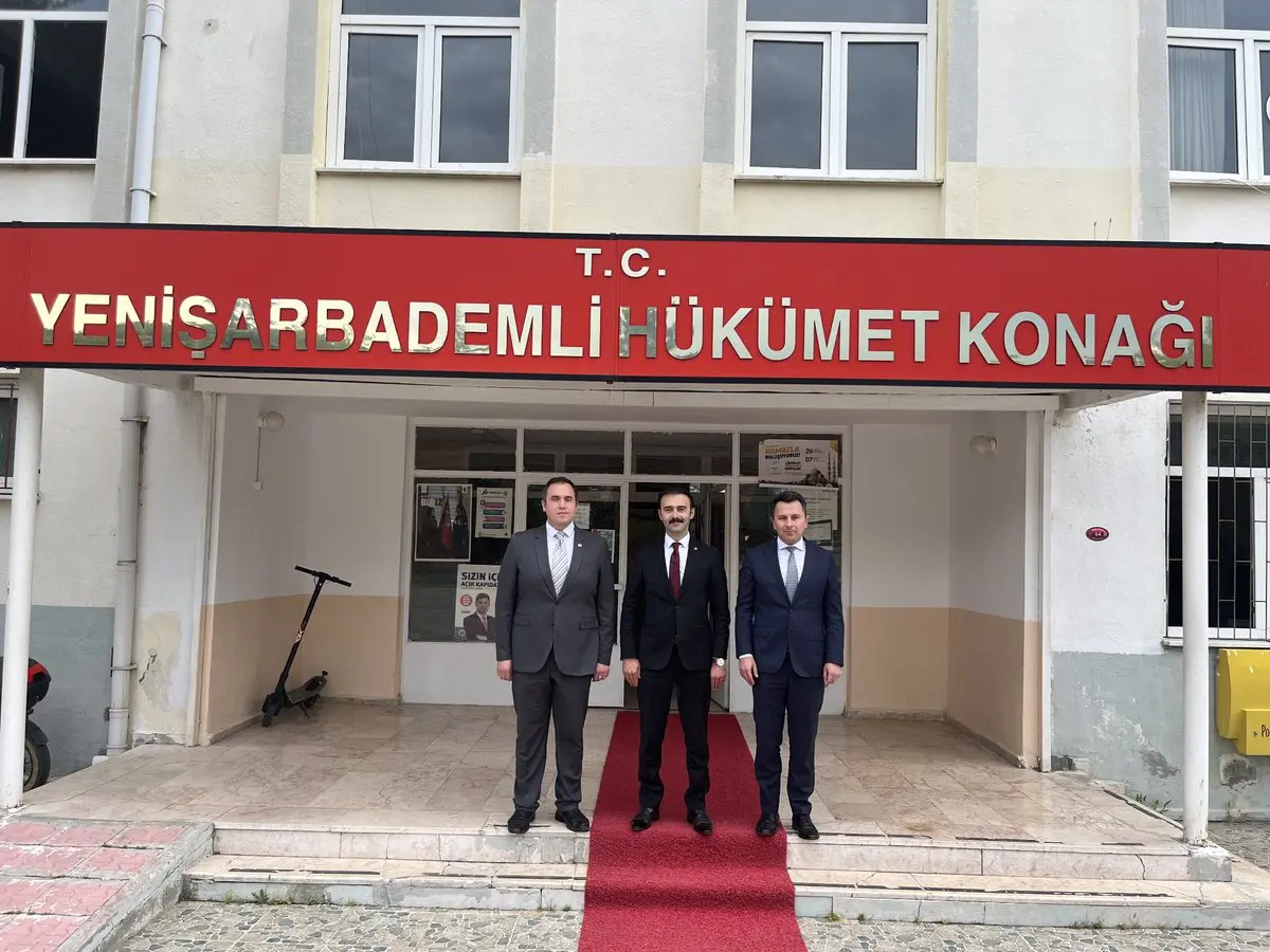 Kaymakam Gürbüz'e Veda Ziyareti Gerçekleşti