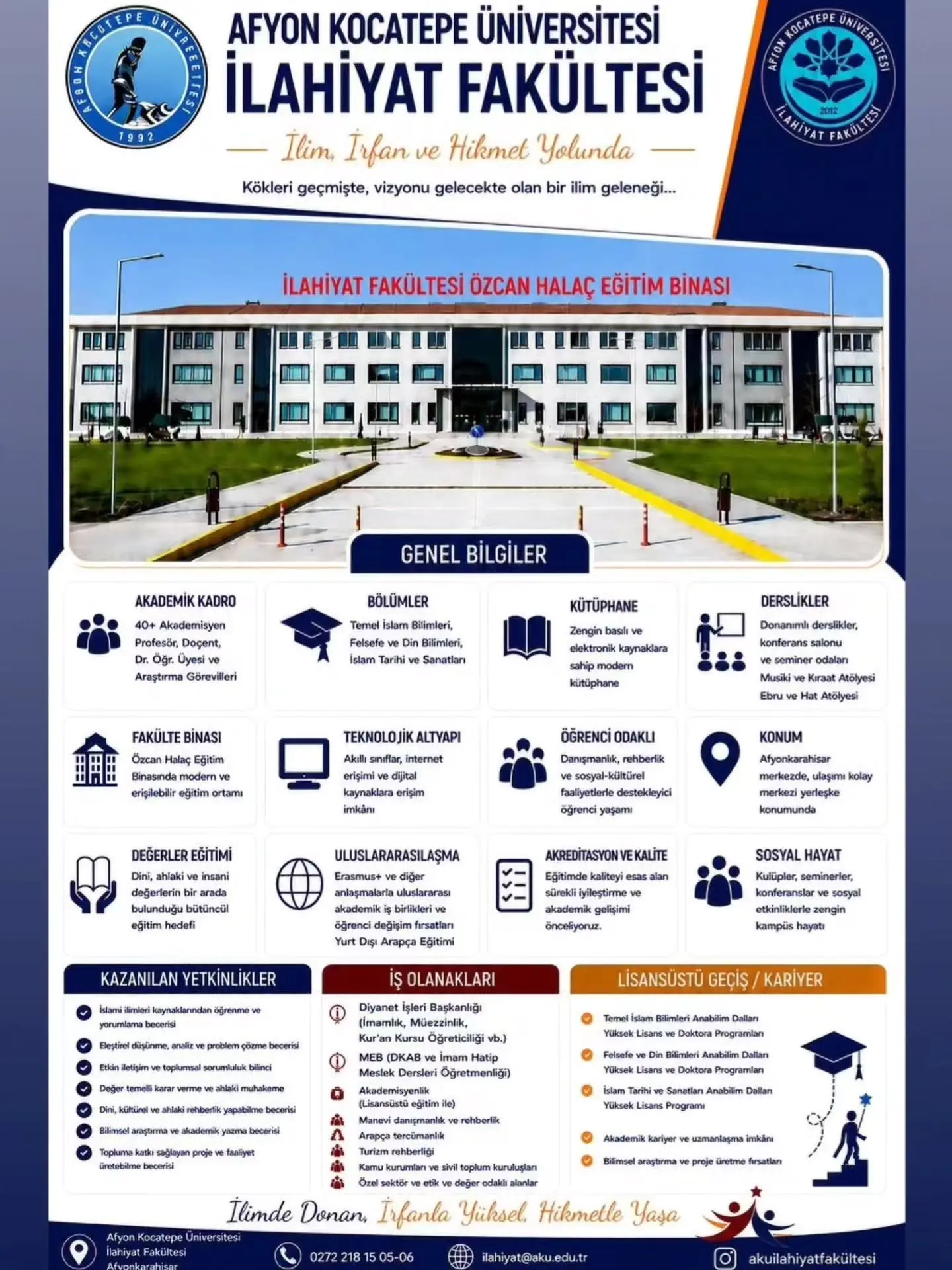 Afyon Kocatepe Üniversitesi yeni öğrencilerini bekliyor
