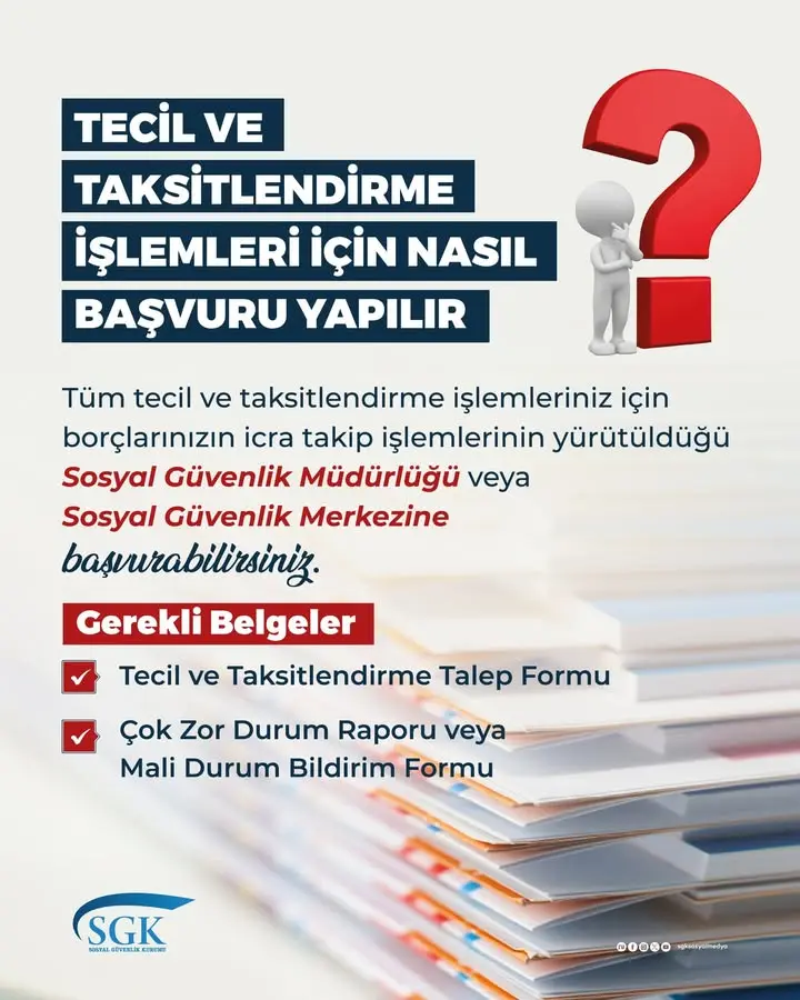Borçlar için taksitlendirme fırsatı duyuruldu