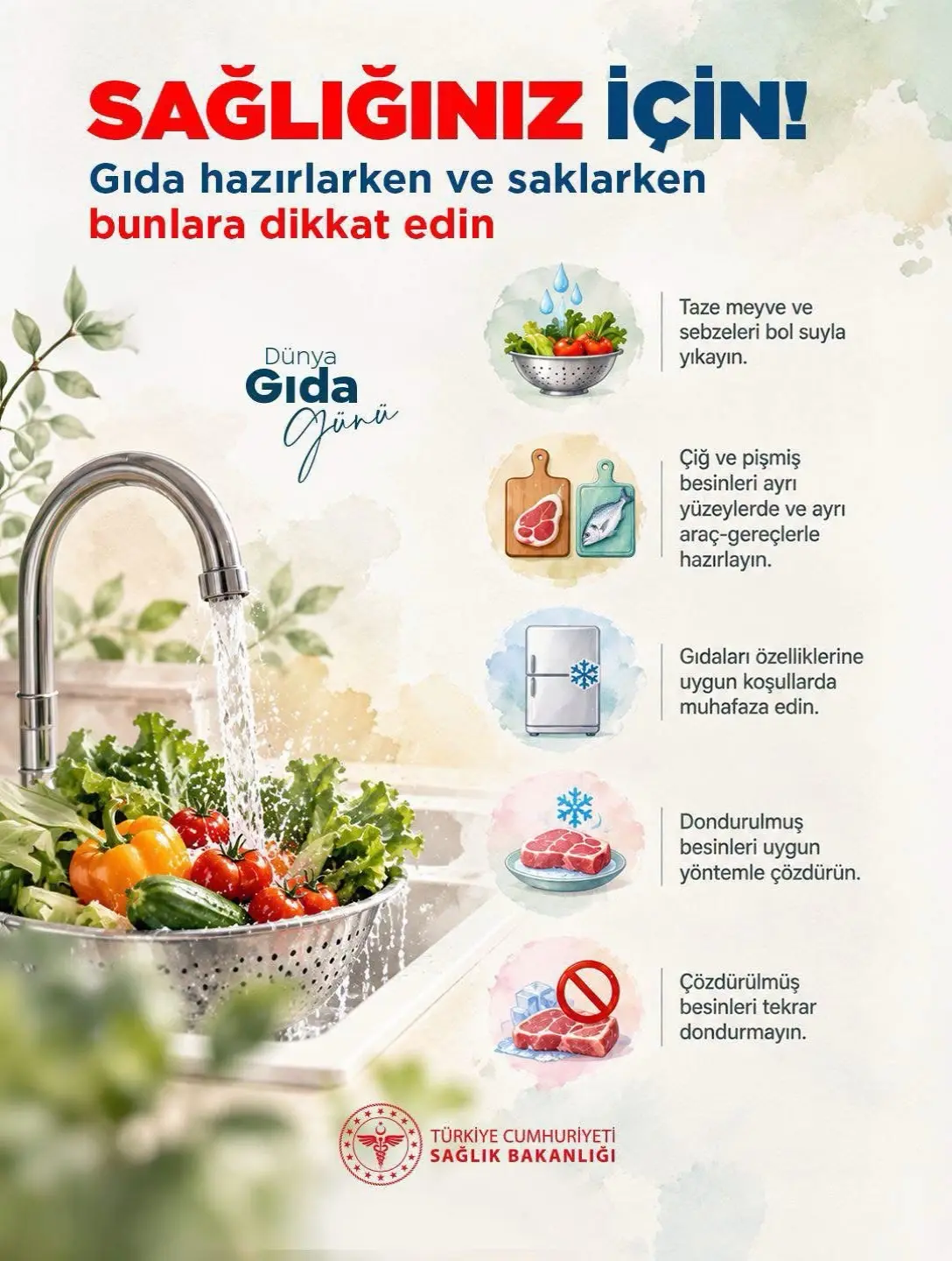 Gıda Hazırlama ve Saklama İpuçları