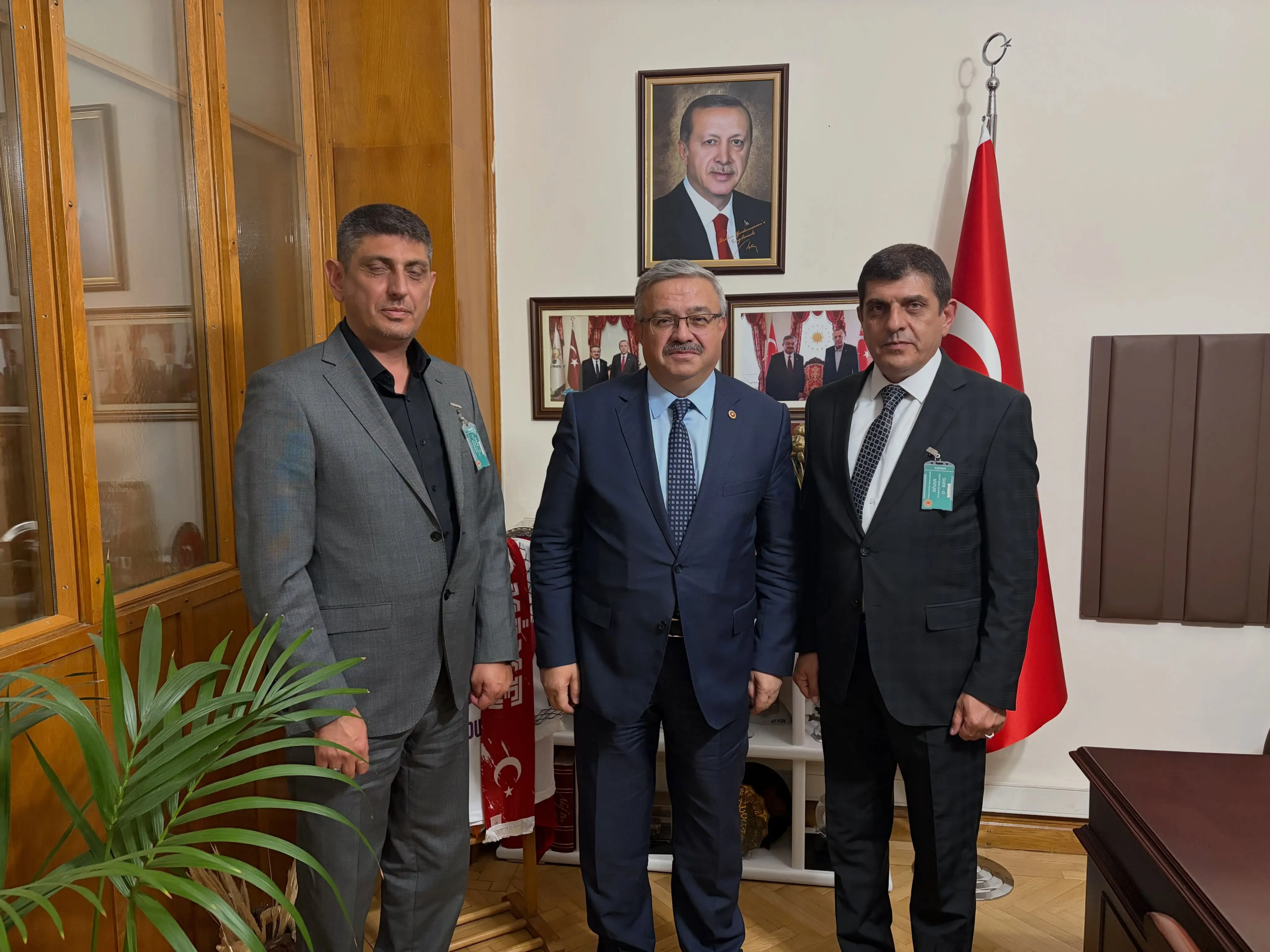 Cengiz Taşpınar ve Hasan Taşpınar TBMM'de