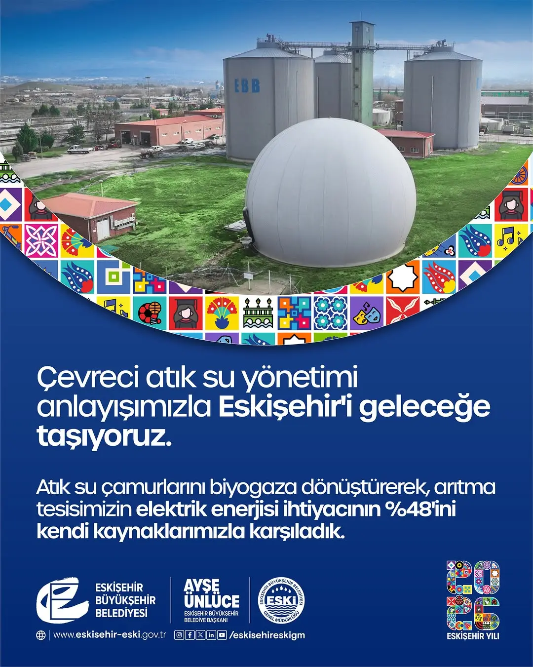 Eskişehir'de atık su yönetimi ile enerji üretimi