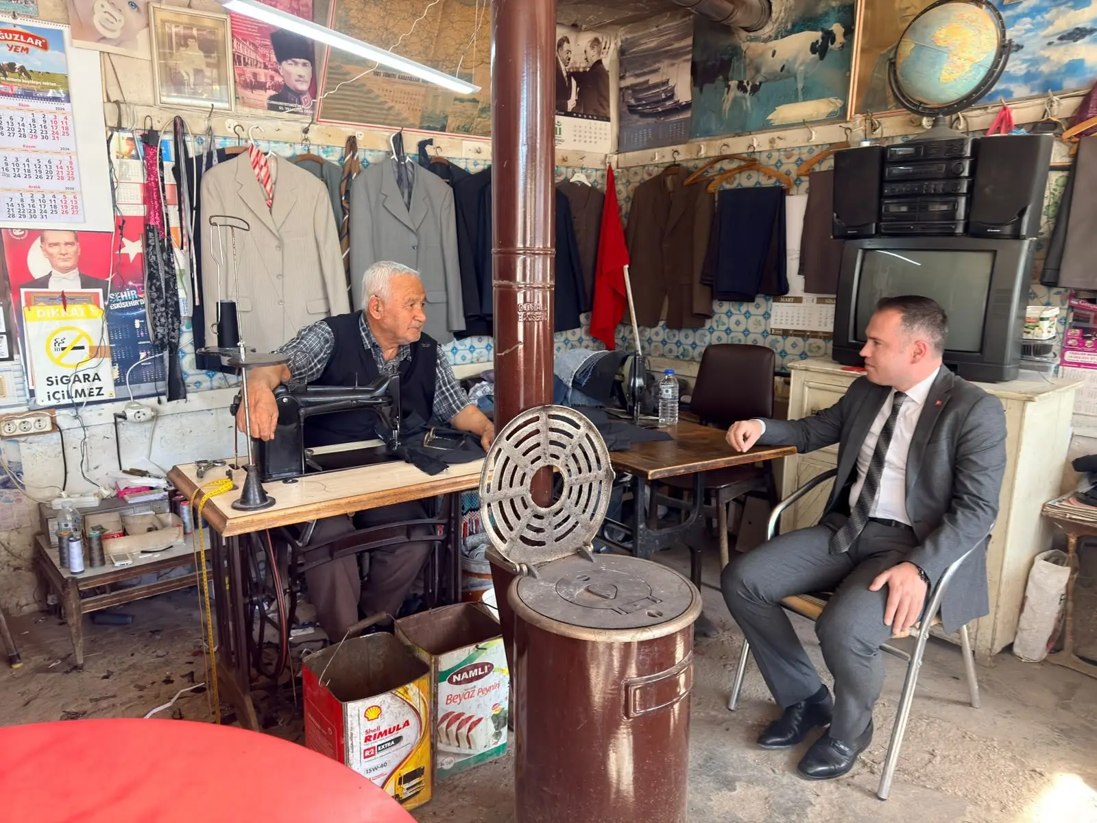 Kaymakam Taha Furkan Sönmezel esnafı ziyaret etti