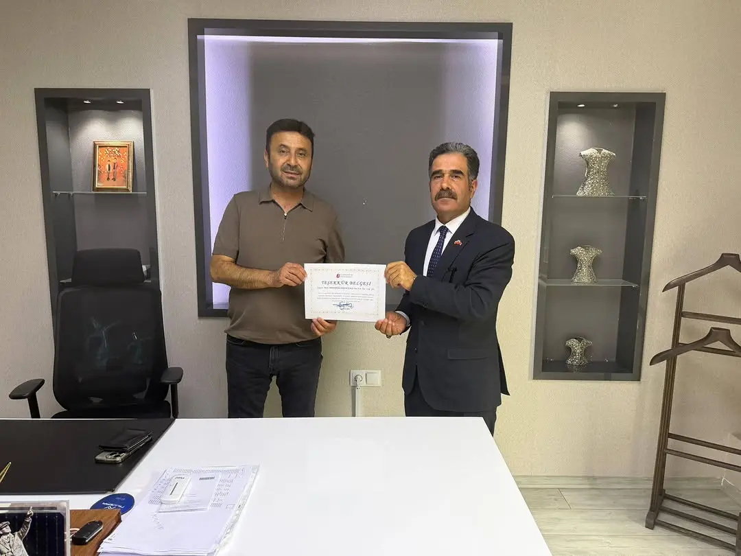 Bara Mühendislik'e teşekkür belgeleri takdim edildi
