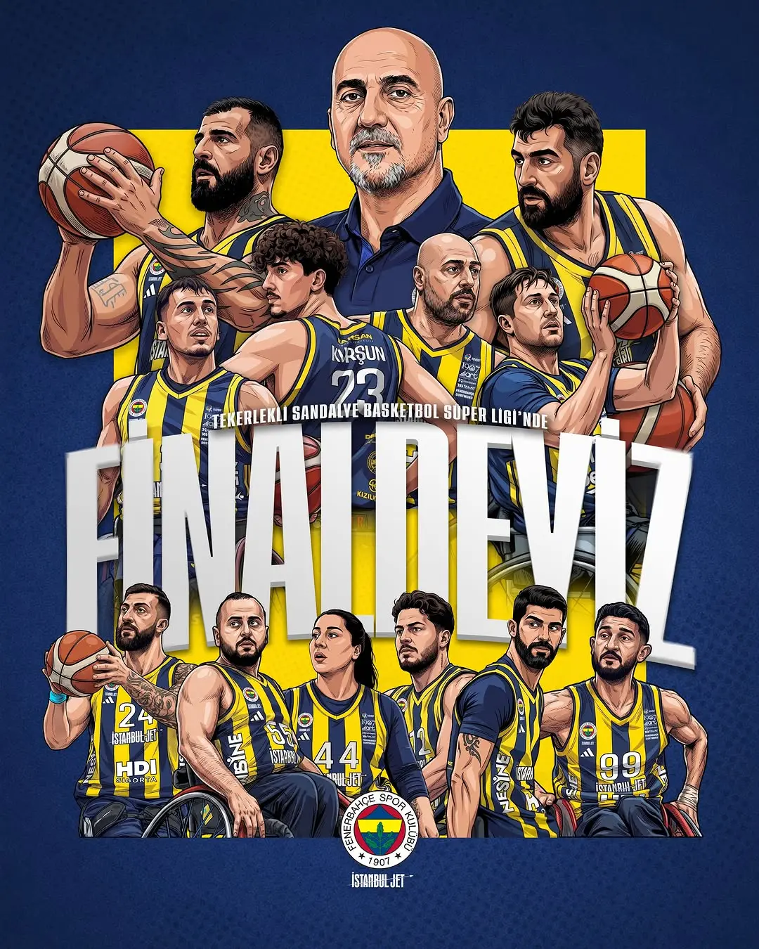 Fenerbahçe, Tekerlekli Sandalye Basketbol Finalinde