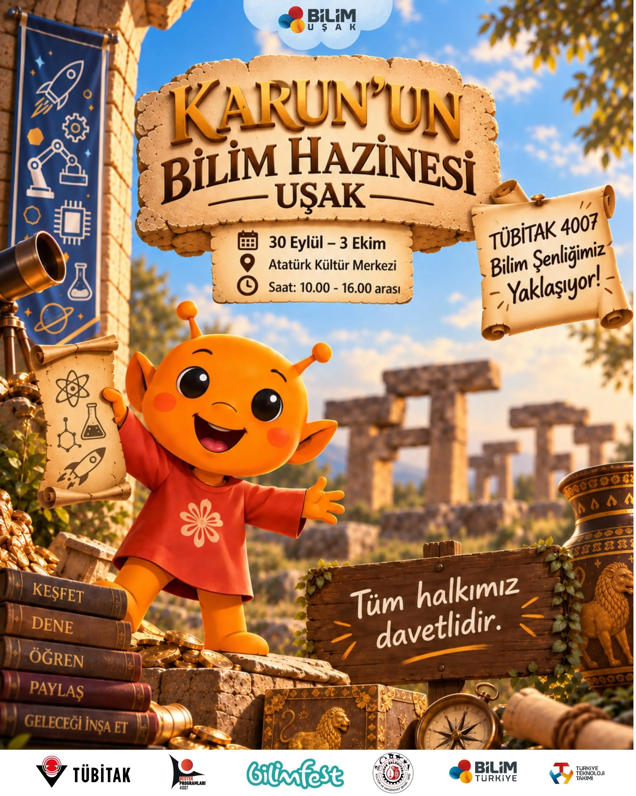 Karun'un Bilim Hazinesi etkinliği başlıyor