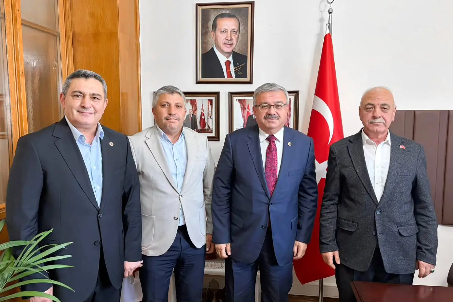 İlçe Başkanı ve Vekillerden Ankara Ziyareti