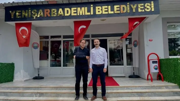 Başkan Özata'dan Kaymakam Gürbüz'e Teşekkür