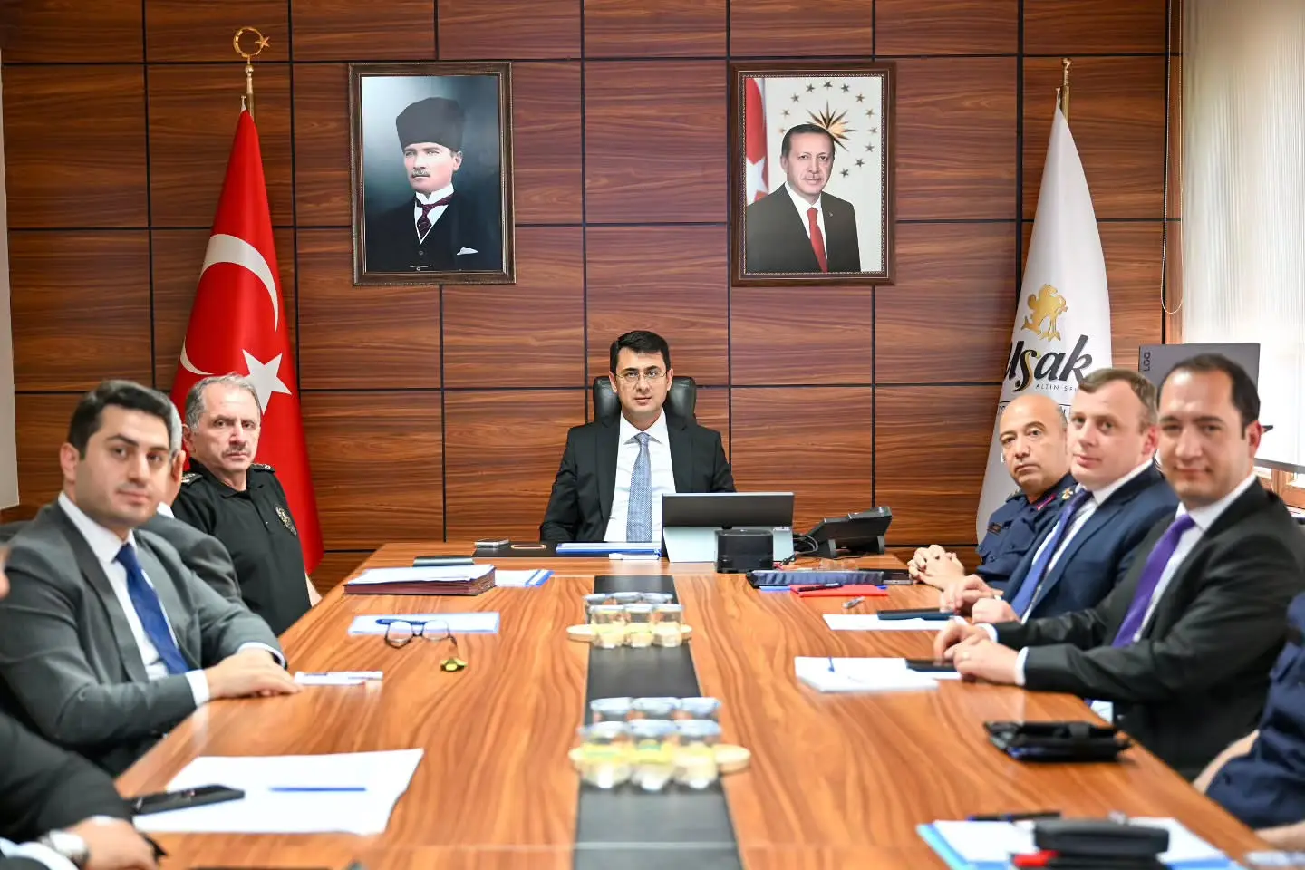 Uşak'ta Güvenlik Toplantısı Gerçekleştirildi
