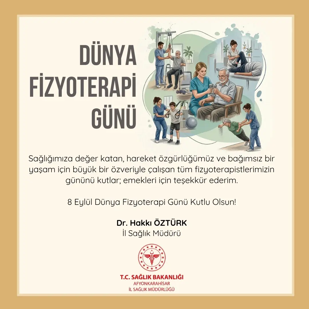 Fizyoterapistler için Dünya Fizyoterapi Günü kutlandı