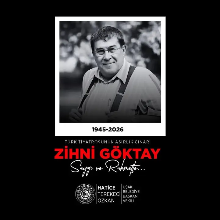 Uşak Belediyesi'nden Zihni Göktay'a başsağlığı mesajı