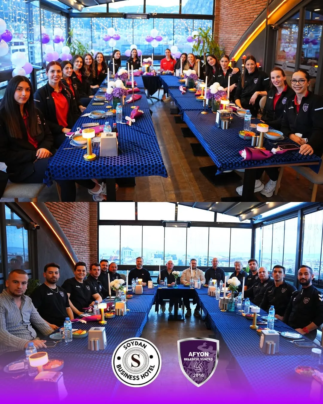 Afyon Belediye Yüntaş Spor Kulübü İhsan Soydan ve Soydan Business Hotel'e Teşekkür Etti