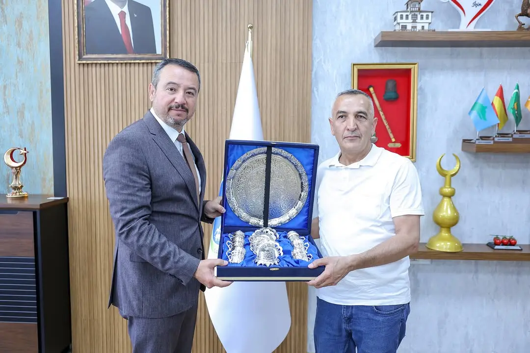 Yakup Eldemir, Başkan Öztaş'ı ziyaret etti