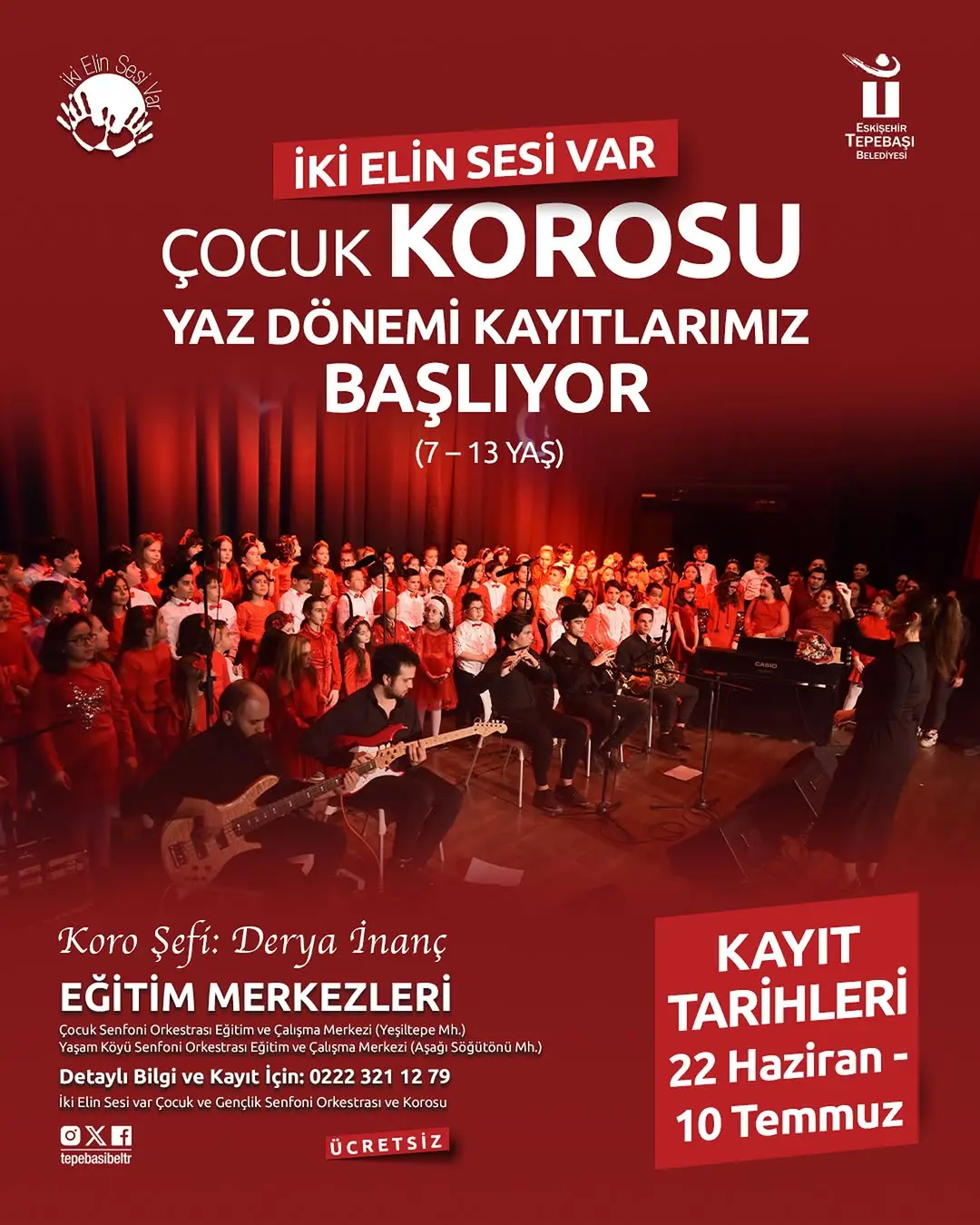 Çocuk Korosu yaz dönemi kayıtları başladı