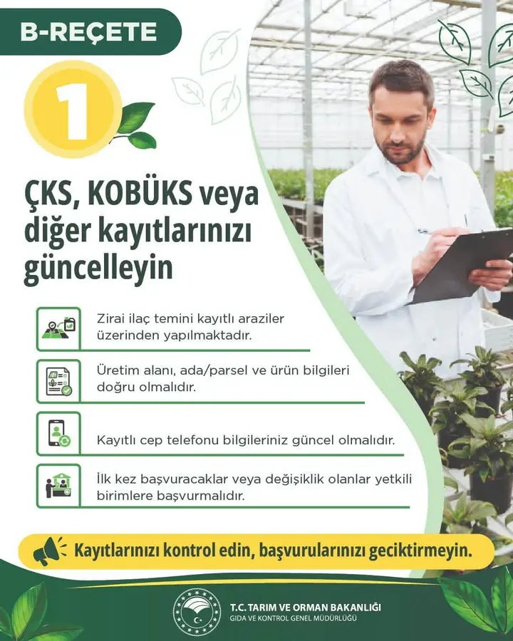 Isparta Tarım ve Orman İl Müdürlüğü'nden yeni paylaşım