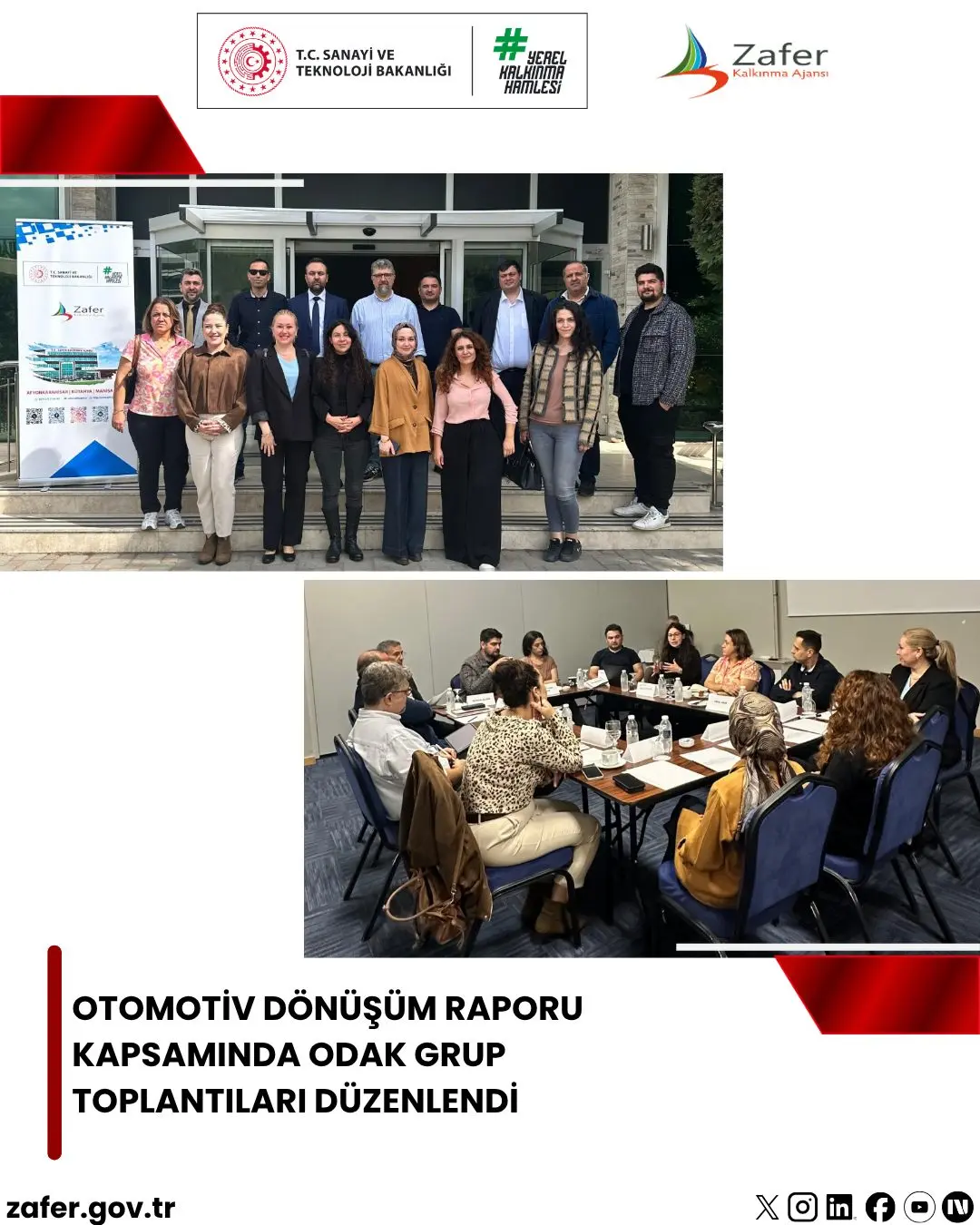 Otomotiv Dönüşüm Raporu Toplantıları Yapıldı