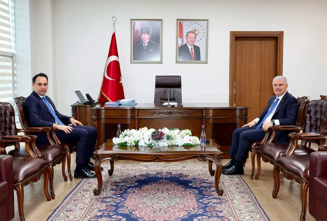 Cuma Çoban, Vali Akın'ı ziyaret etti