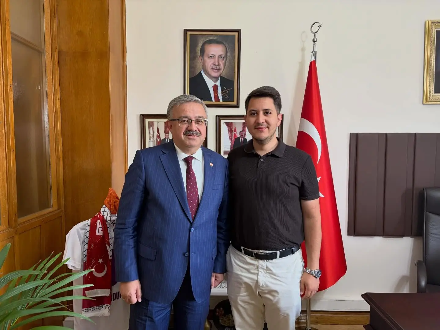 Bolvadin'den Abdullah Yalçın TBMM'de ağırlandı