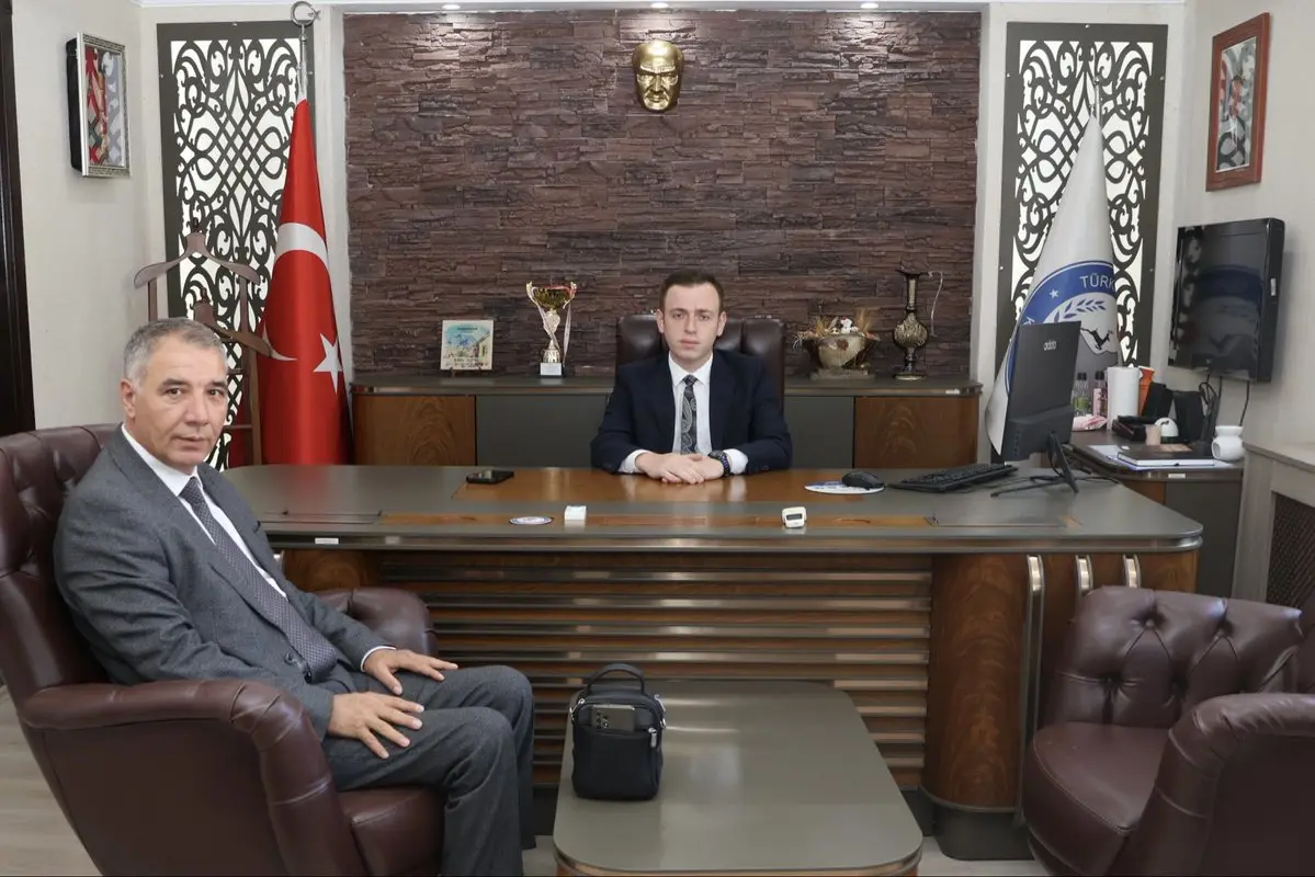 Ziraat Bankası Müdürü'nden Kaymakama Ziyaret