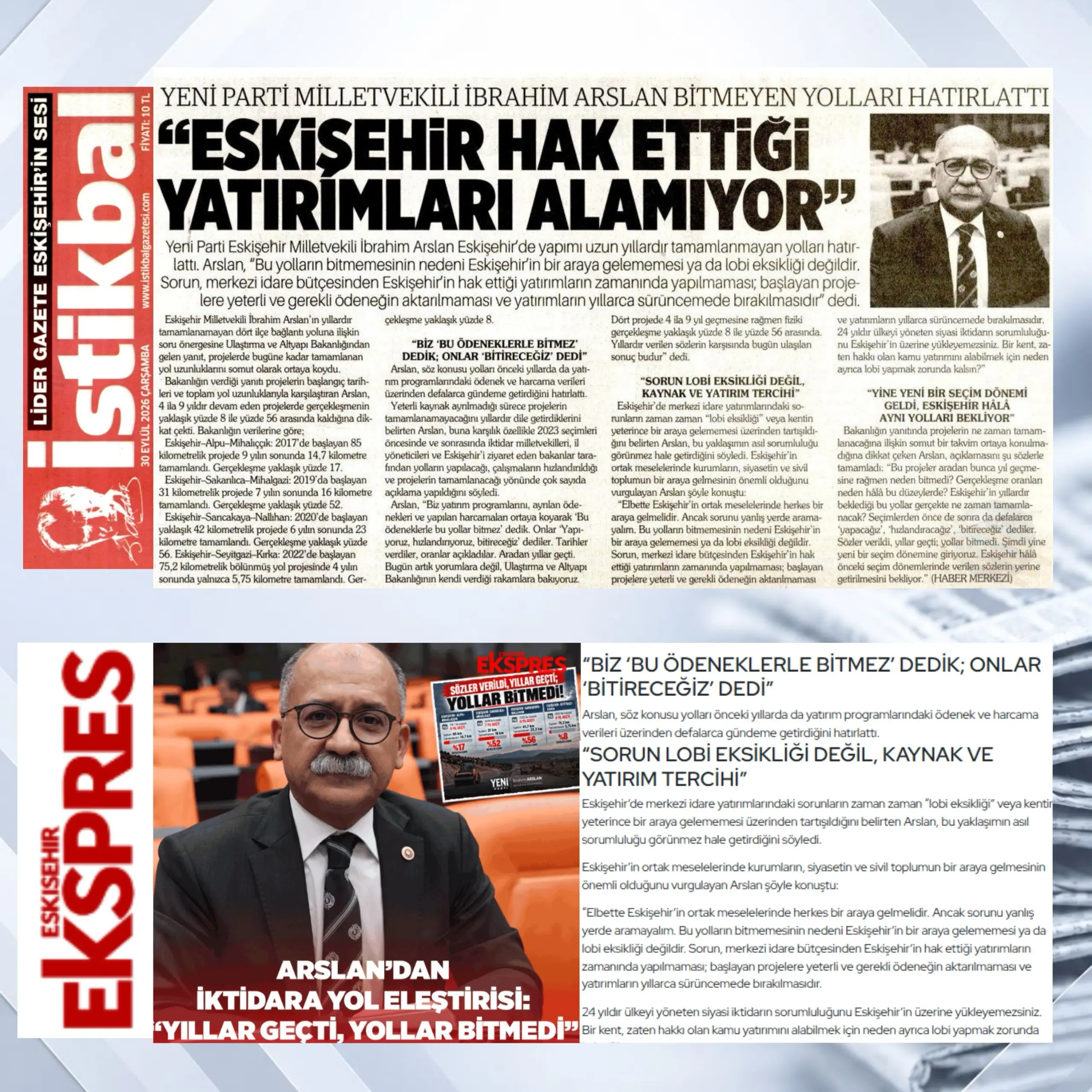 Eskişehir'in Bağlantı Yolları Sorunu