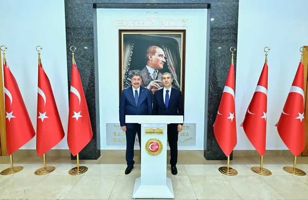 Vali Aktaş, Eskişehir Valisi Yılmaz'ı Ziyaret Etti
