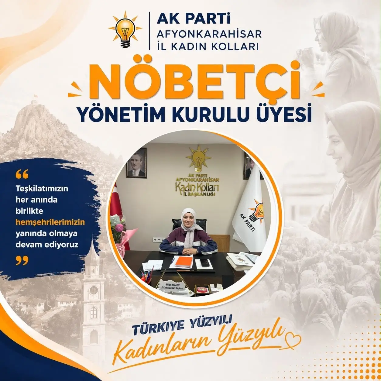 İl Kadın Kolları'nda nöbetçi yönetim açıklandı