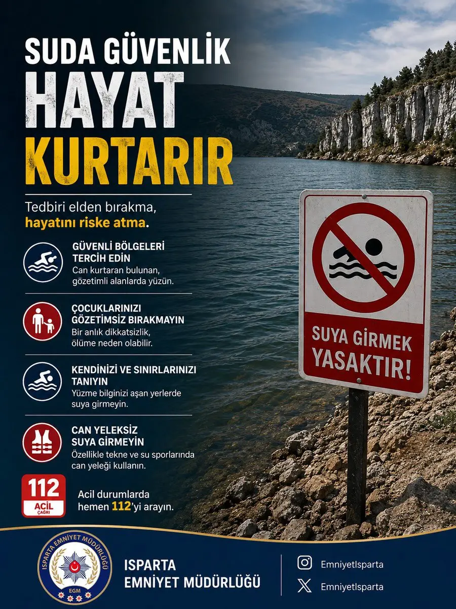 Yaz Aylarında Su Güvenliği Uyarısı