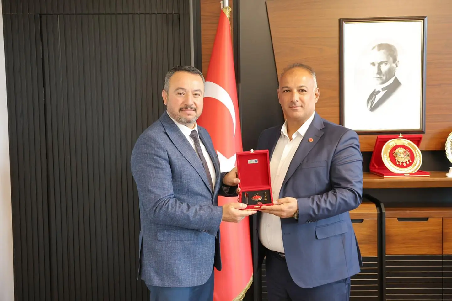Başkan Öztaş'tan Yeni İl Müdürüne Ziyaret